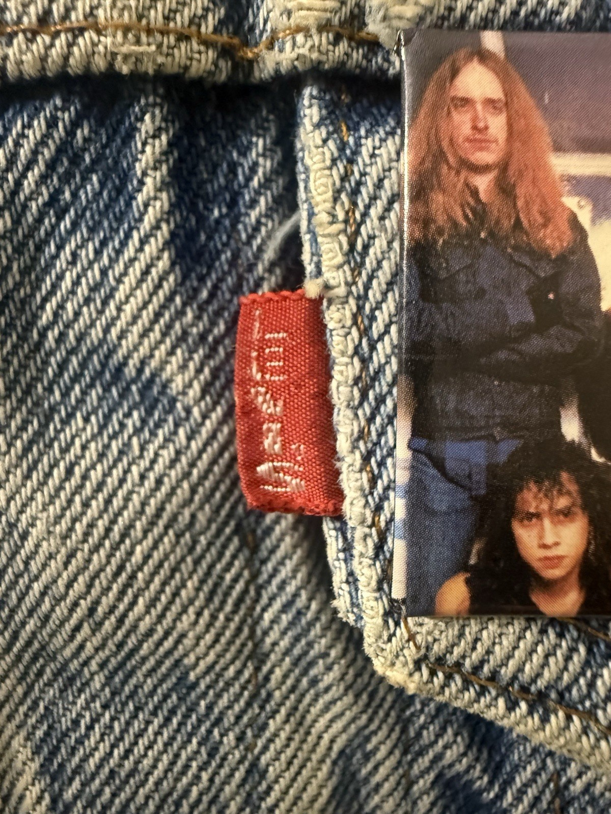 Vintage USA Made Levi’s Big E Battle Vest – Thrash Metal, 60/70s Era Vest