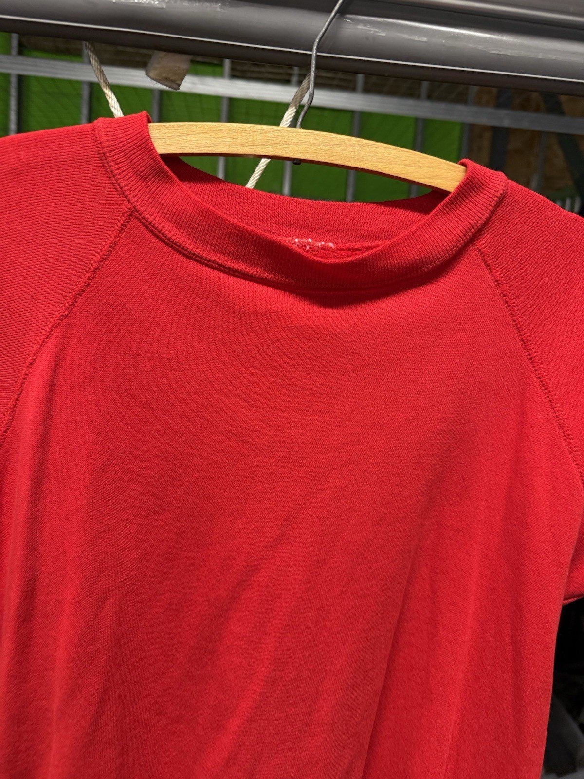 Vintage 50s 60s Short Sleeve All Cotton Crewneck Sweater Women’s Extra Small XS