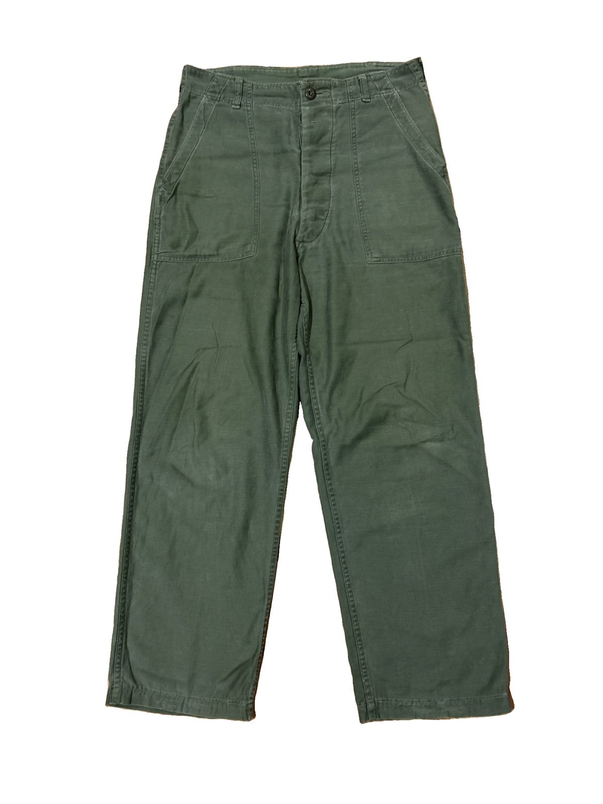 Rare 1960s Vintage Sateen OG-107 Type 1 Class Army Trousers Size 32