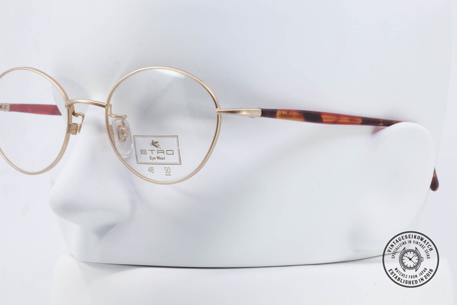Vintage ETRO ETRO22 50/20-135 Unisex Adults Eyeglass Frames NEW Japan