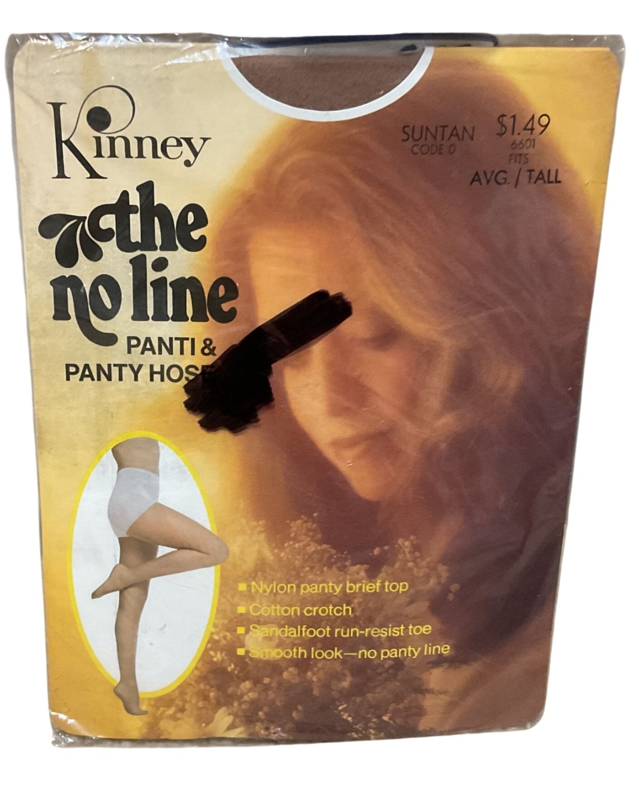 Vintage Kinney & Onli-One Pantyhose Lot Avg/Tall Stretch Nylon & Cotton Blend