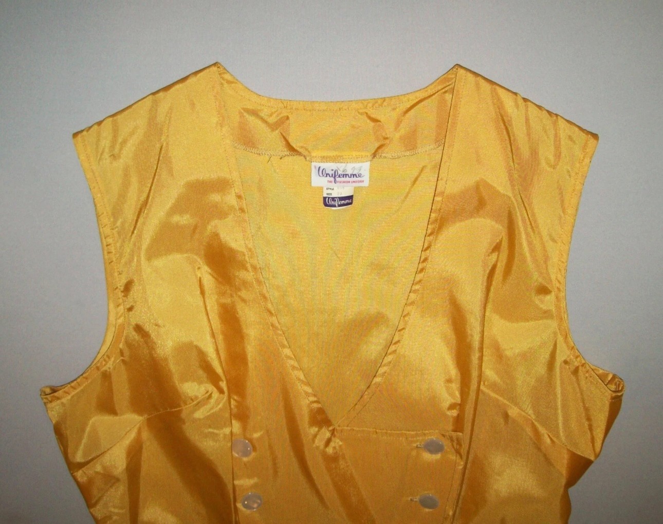 Old Original Vtg 1960s Womans Deadstock Work Uniform Cafe Maid Waitress Sz 20