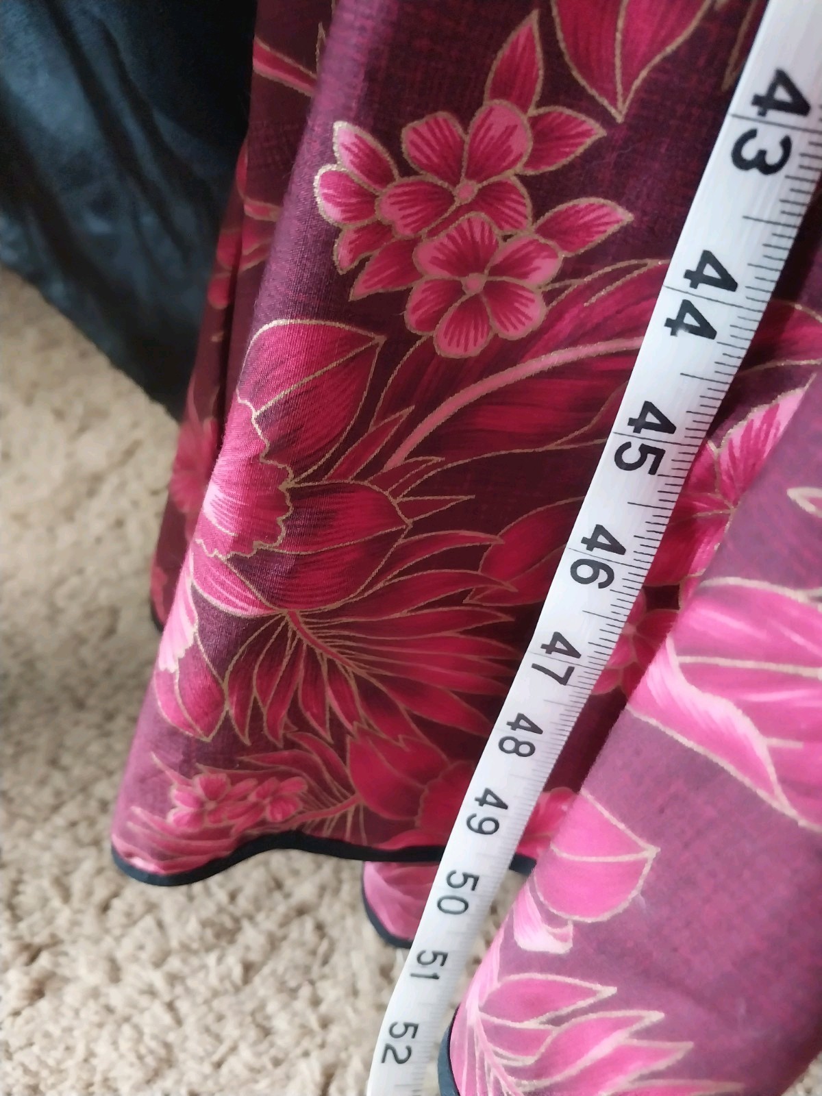VINTAGE 1980’s Lolenani Mumu From Polynesian Cultural Center Hawaii Maxi Tiered