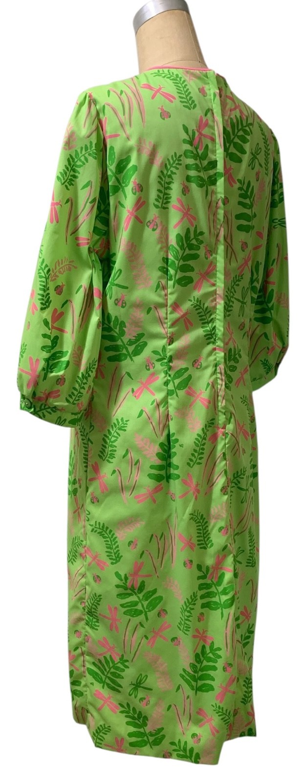 VESTED GENTRESS Vintage 70s/80s Women’s Shift Dress – Sz 18 L/XL – Dragonflies