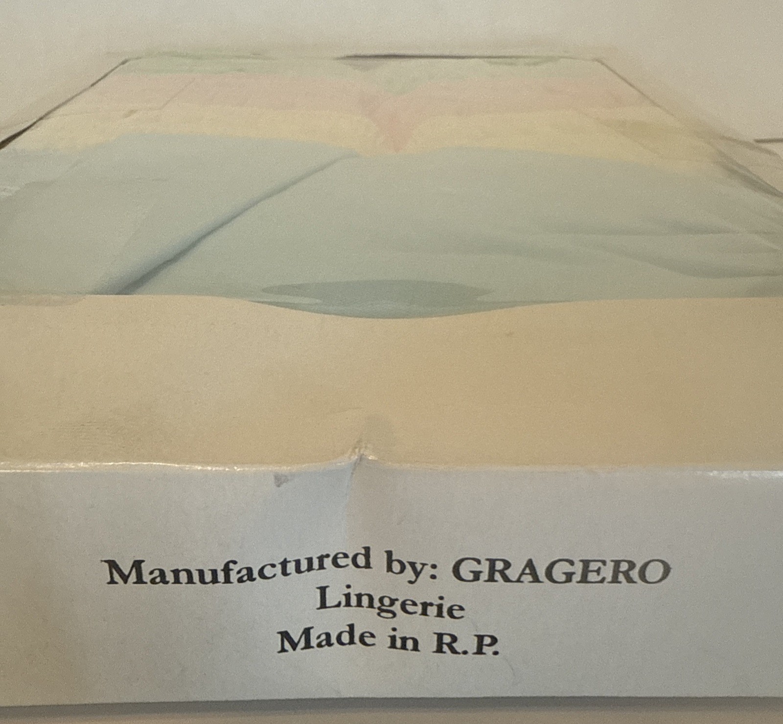 Vintage Gragero Cotton Nylon Blend Wide Double Gusset Pantie Sz Large White New