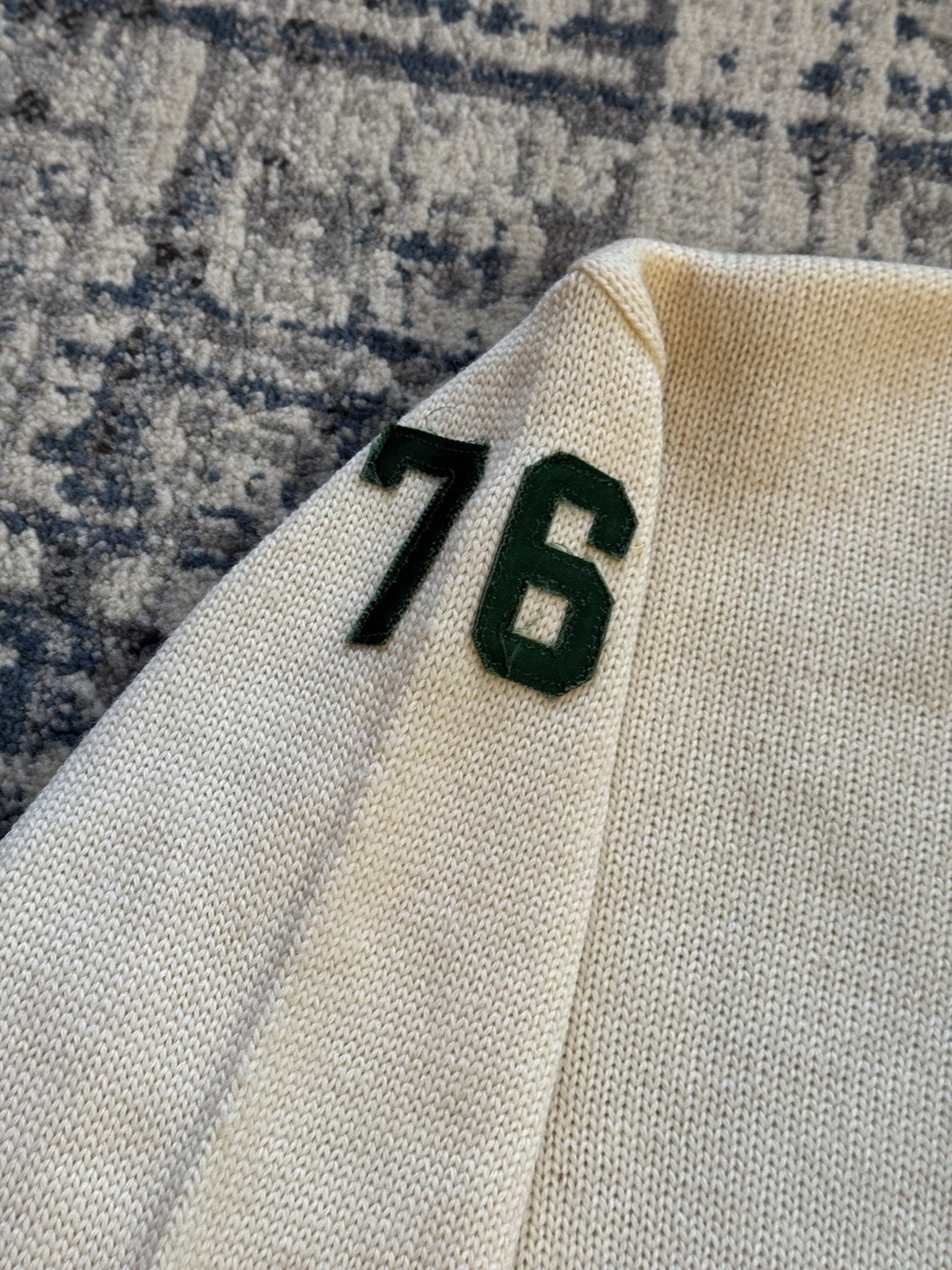 Vintage 1976 Reynolds & Brown Sporting Goods Grand Rapids CC Varsity Sweater XL