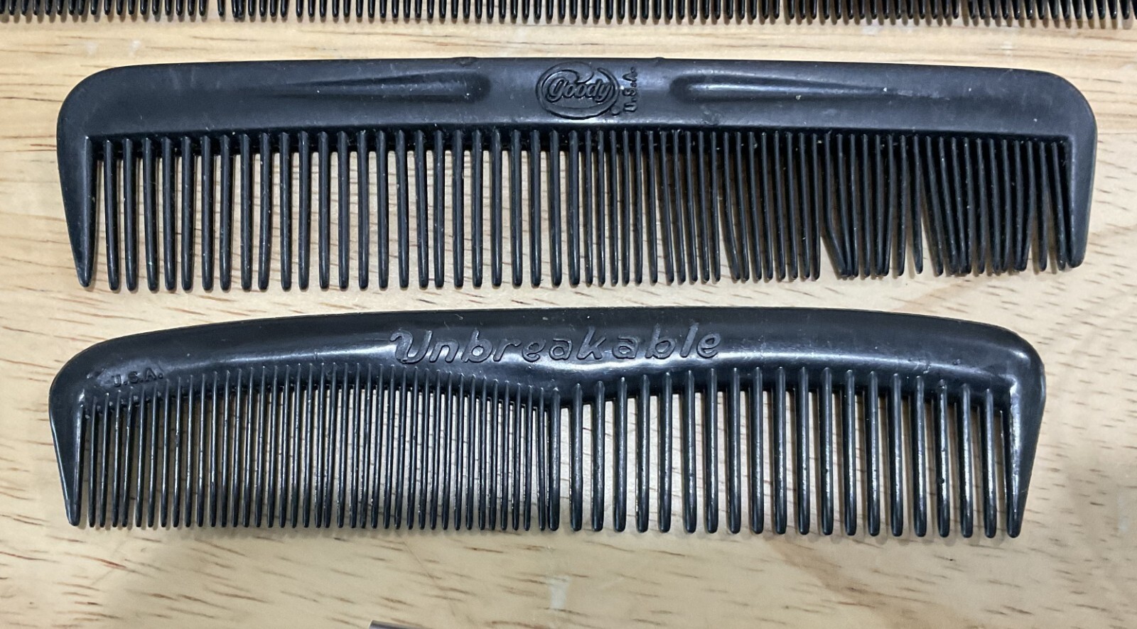 Vintage 17 PC ~ Metal Hair Clips Combs Major Shaper Tip Top Products Rhinestones