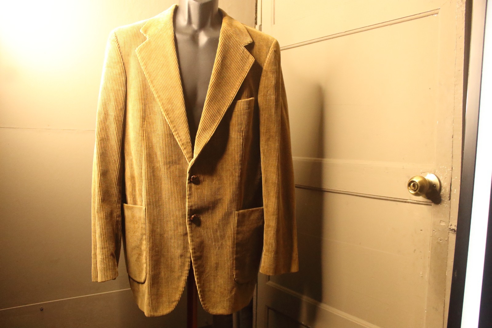 Vintage Yves Saint Laurent Corduroy Sport Coat Blazer France 100% Cotton L