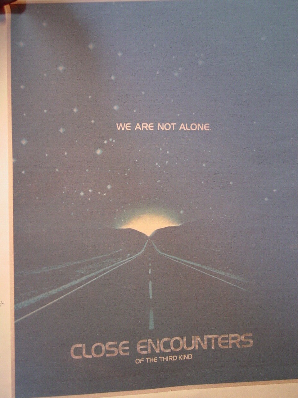 CLOSE ENCOUNTERS 1970’s VINTAGE AMERICANA IRON ON TRANSFER UFO NICE B-5
