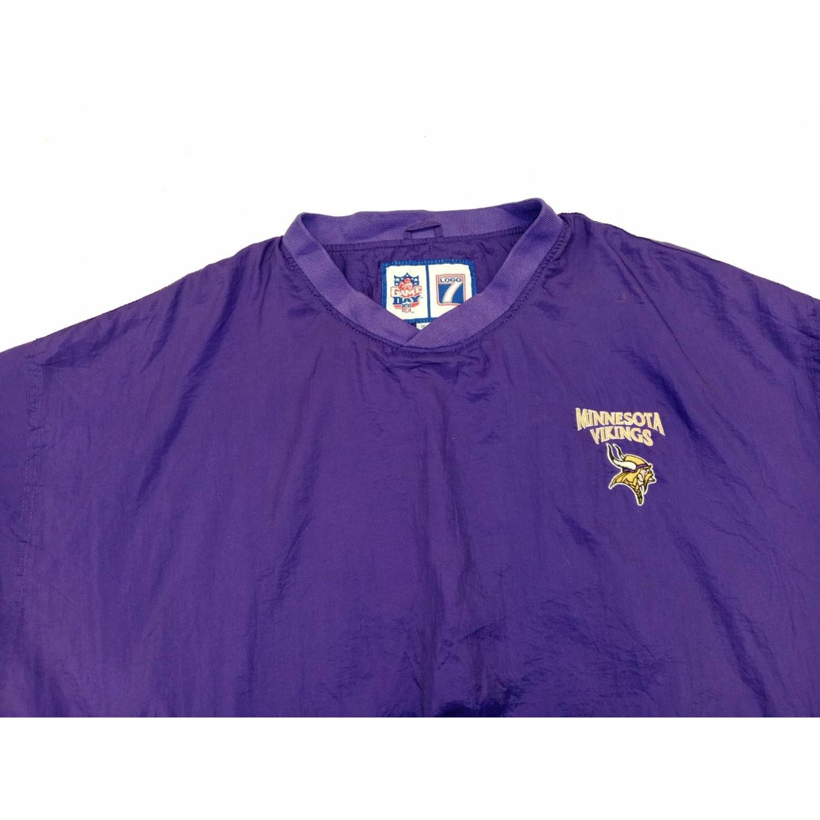 NFL Minnesota Vikings Game Day Pullover Windbreaker Purple 2XL