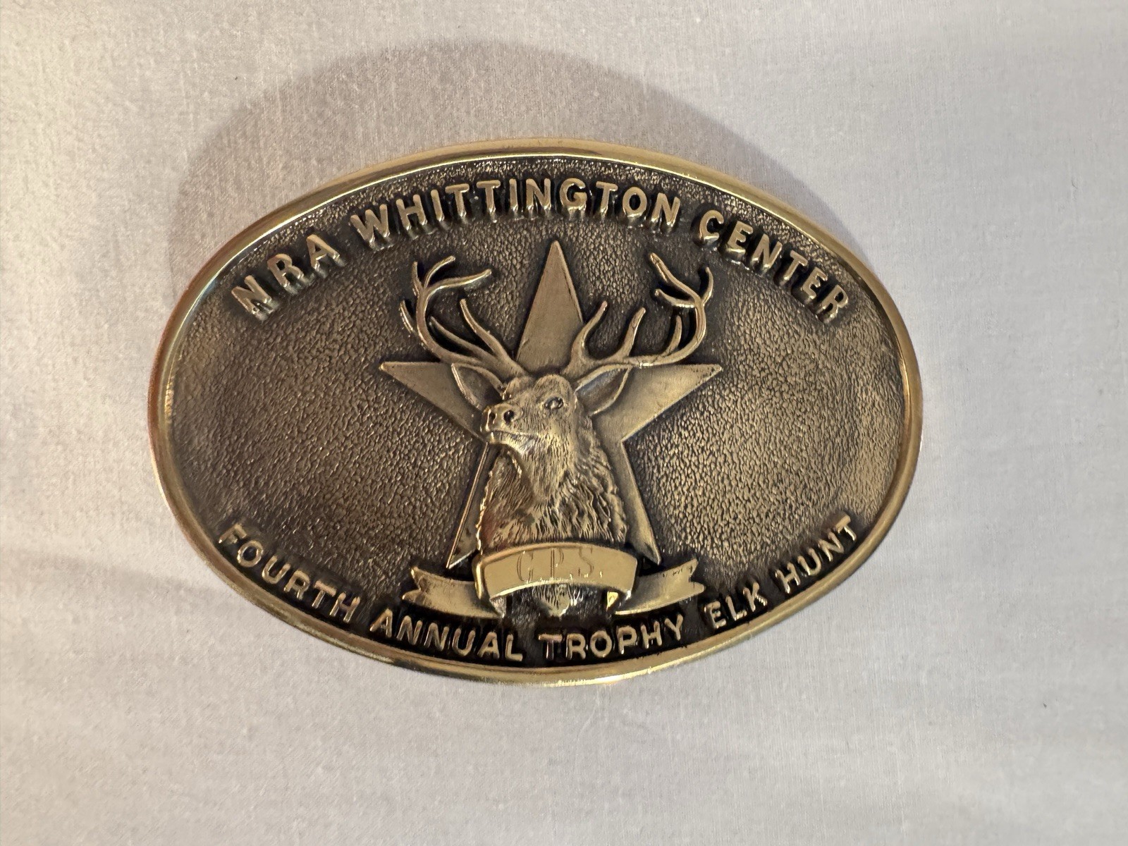 Lot Of 7 Assorted NRA Belt Buckles