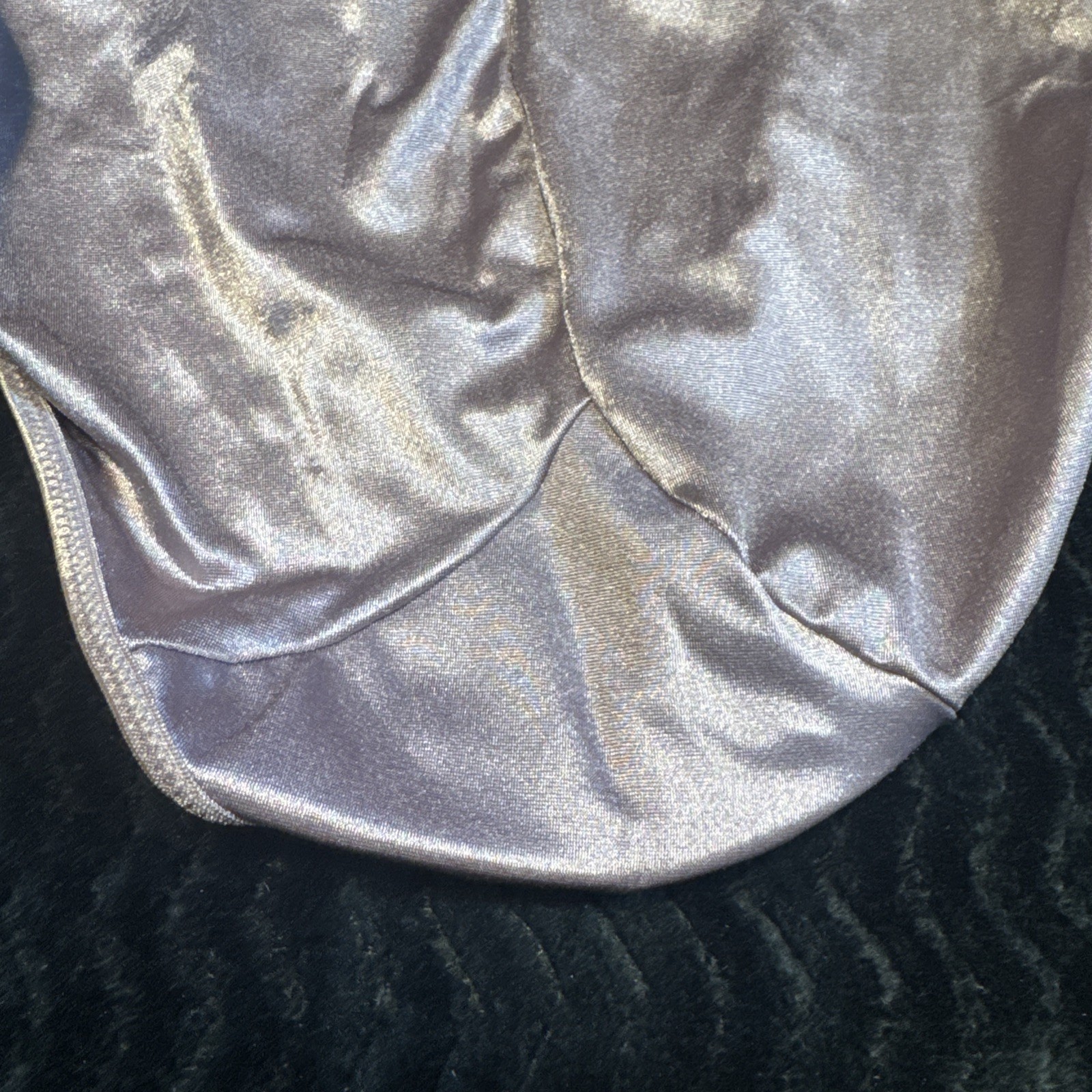 NWOT VINTAGE WARNERS SECOND SKIN SATIN XL BRIEF GUSSET HI CUT Y2K 90s