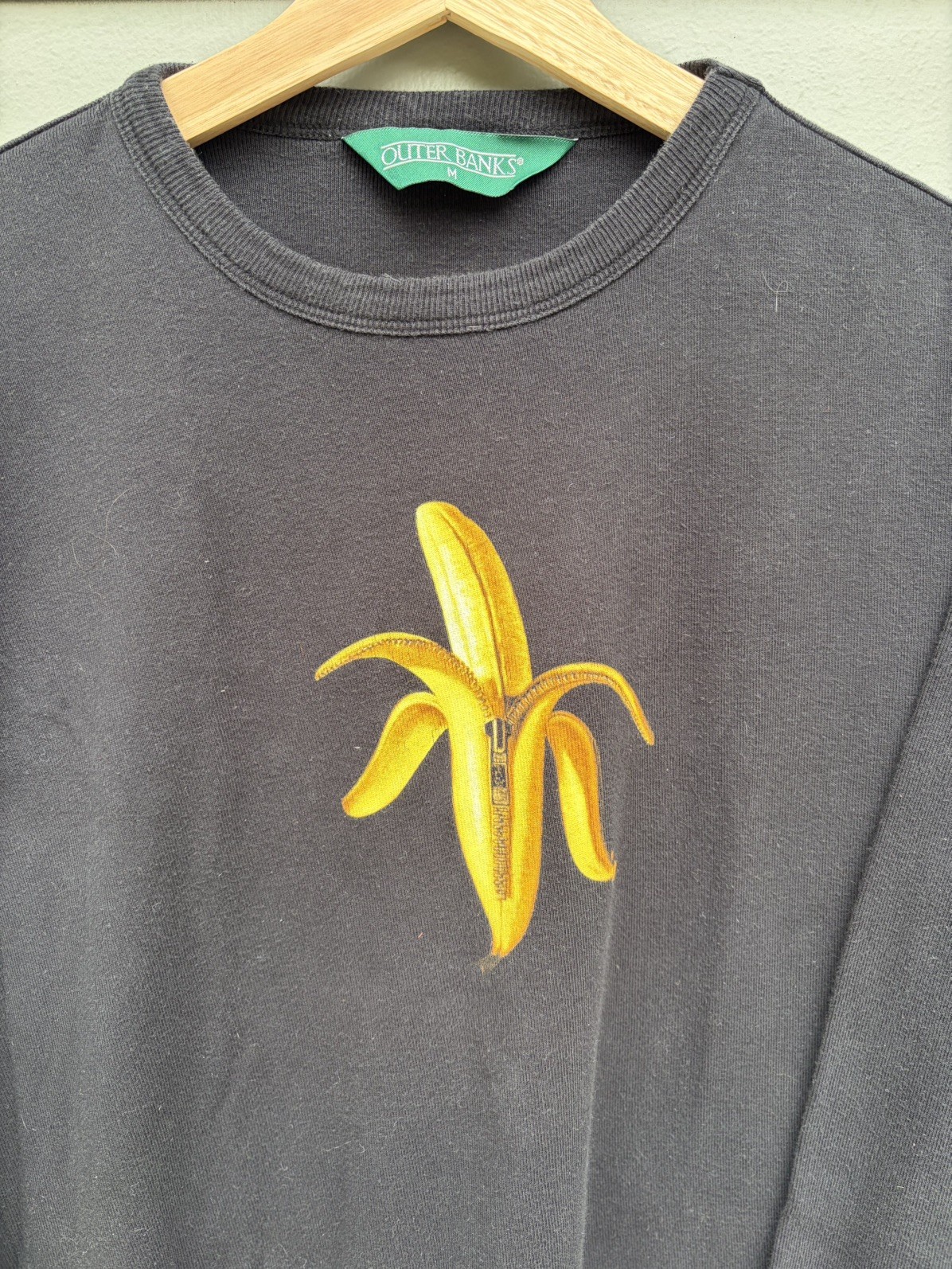 VINTAGE Dandy Warhols Banana T-shirt Long Sleeve Y2K Punk Rock Men’s Size: M