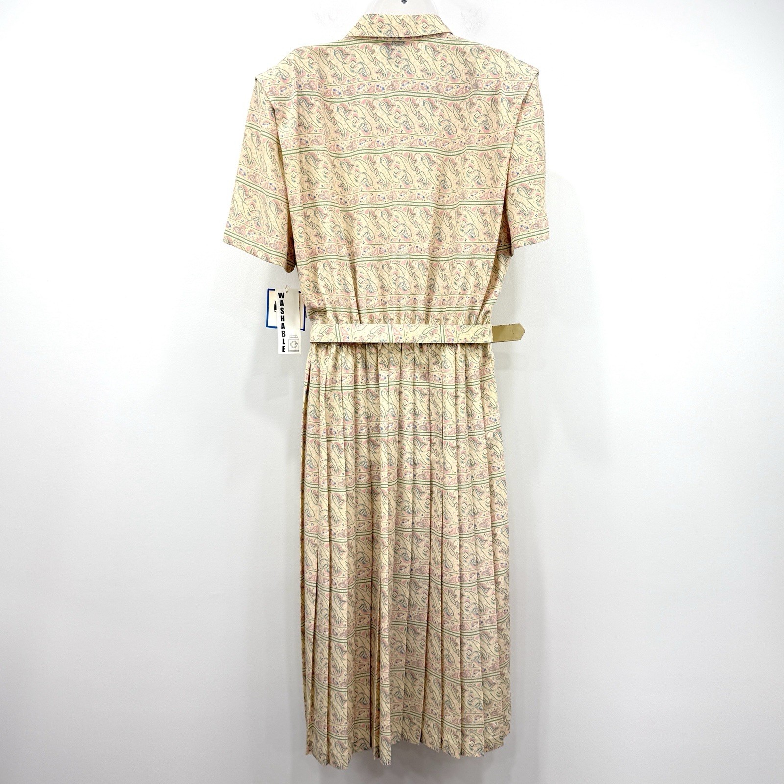 VTG Leslie Fay Dress Womens 16 Paisley NWT Cottagecore Prairie Tradwife Modest