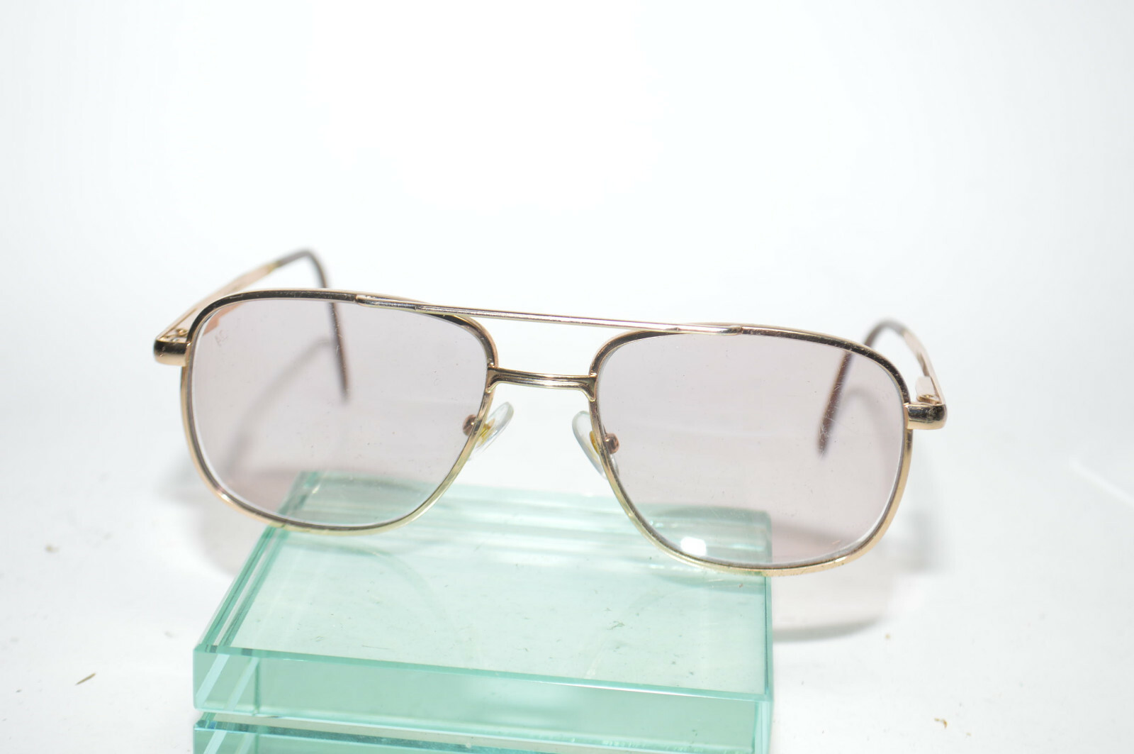 American Optical Safety EX550 Sunglass/Eyeglass Frames 54[]18-145MM Gold Tone
