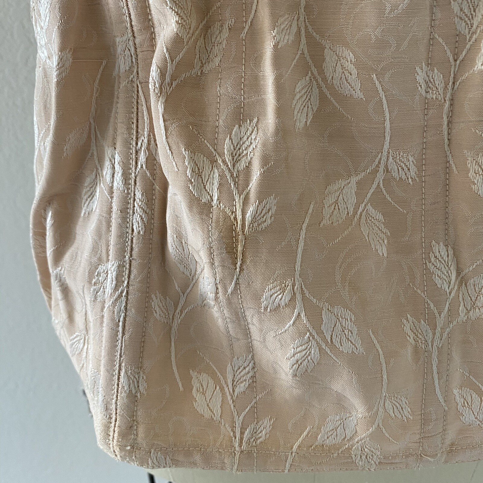READ Vtg Corset Girdle with Garters Open Bottom DAMAGED