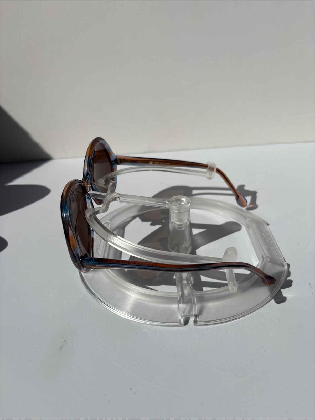 SBF 561-114 Sunglasses BLueish Tortoise Brown Made in Germany New Rare Vintage