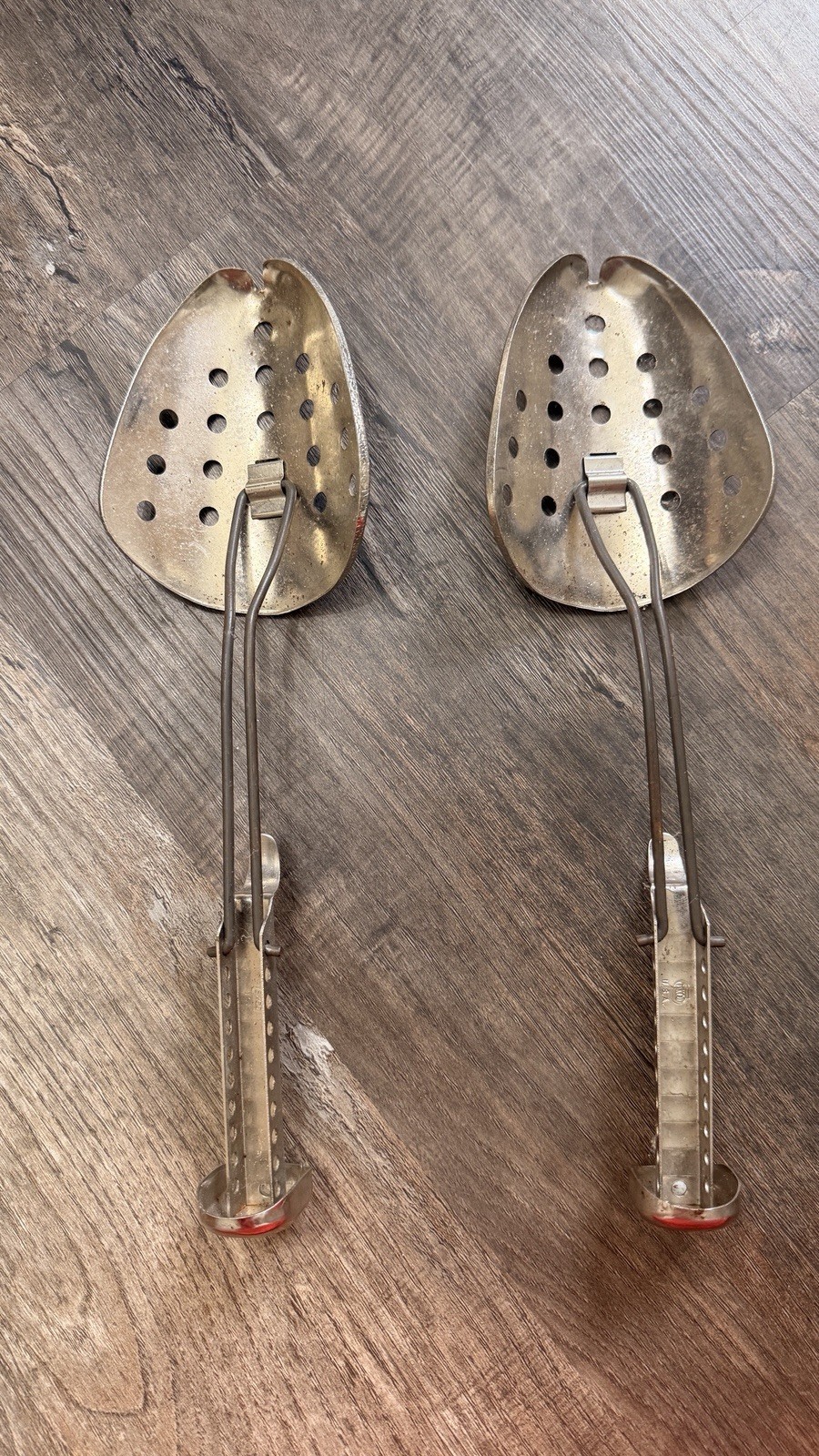 1950’s Vintage Ecko Metal Adjustable Shoe Trees Stretchers Shapers