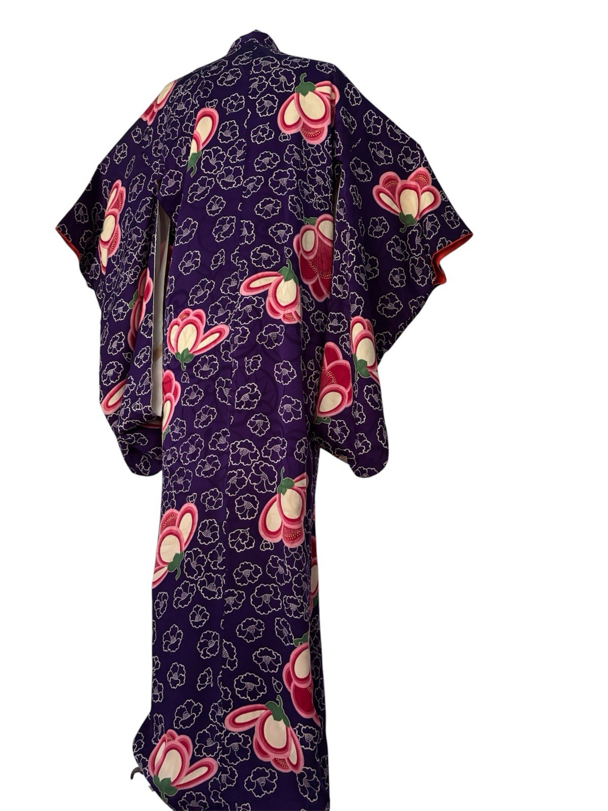Vintage Kimono Robe Silk 1970s