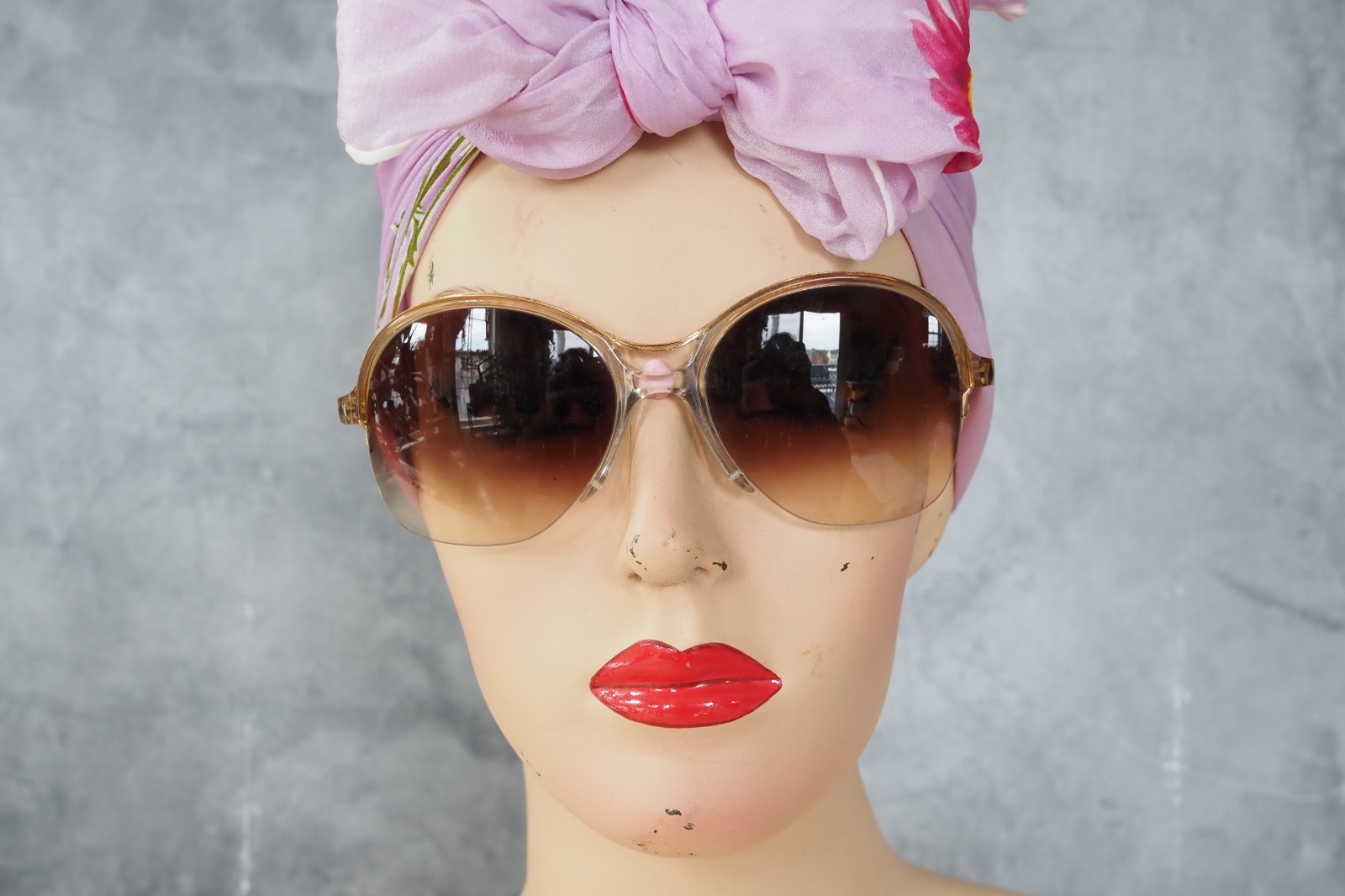 Vintage Bill Blass 1970s Sunglasses Disco retro Grandma Chic multi-color France