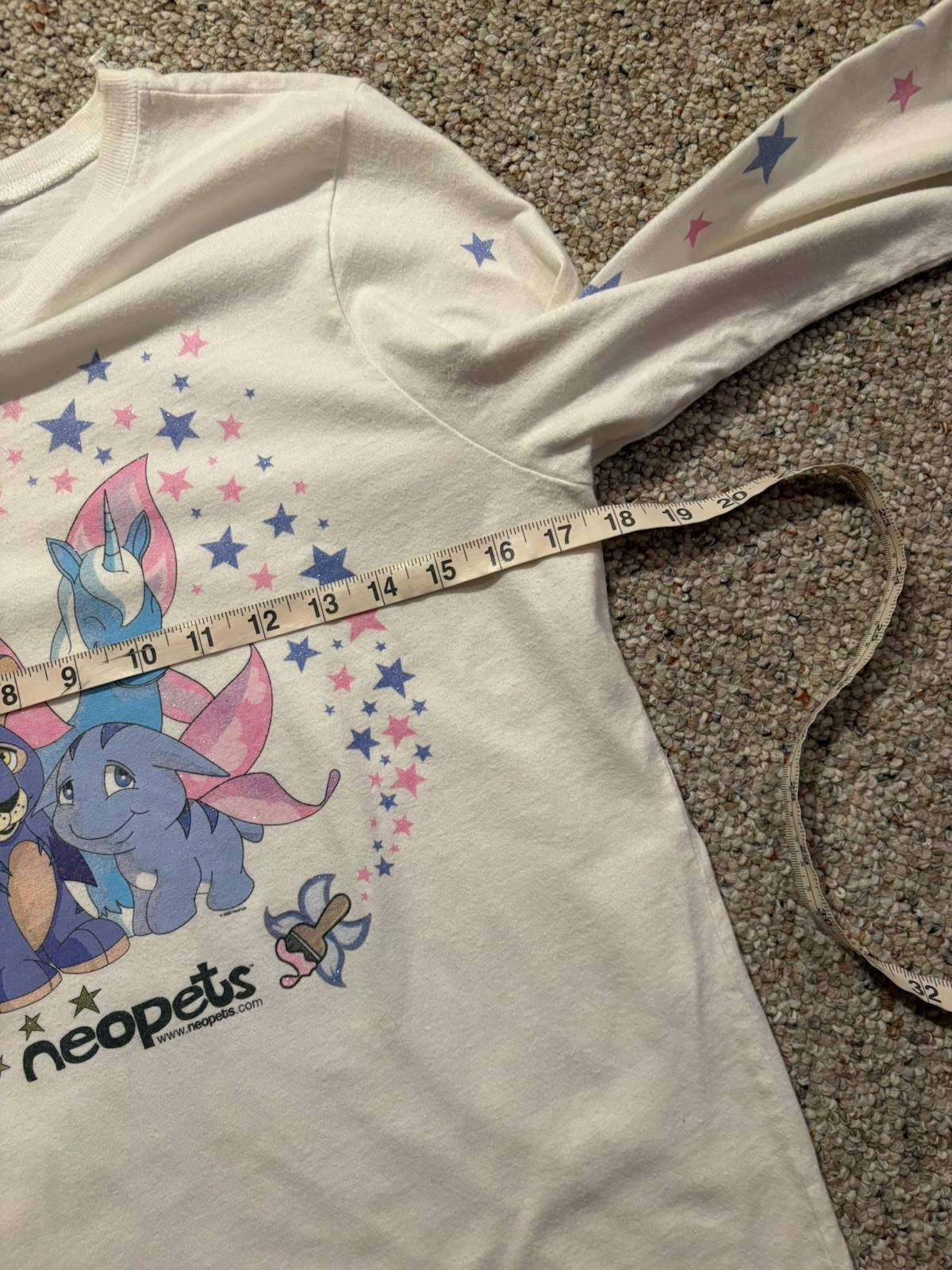 2002 Neo Pets For Limited Too Longsleeve Cartoon Promo Shirt. Size Youth XXL.