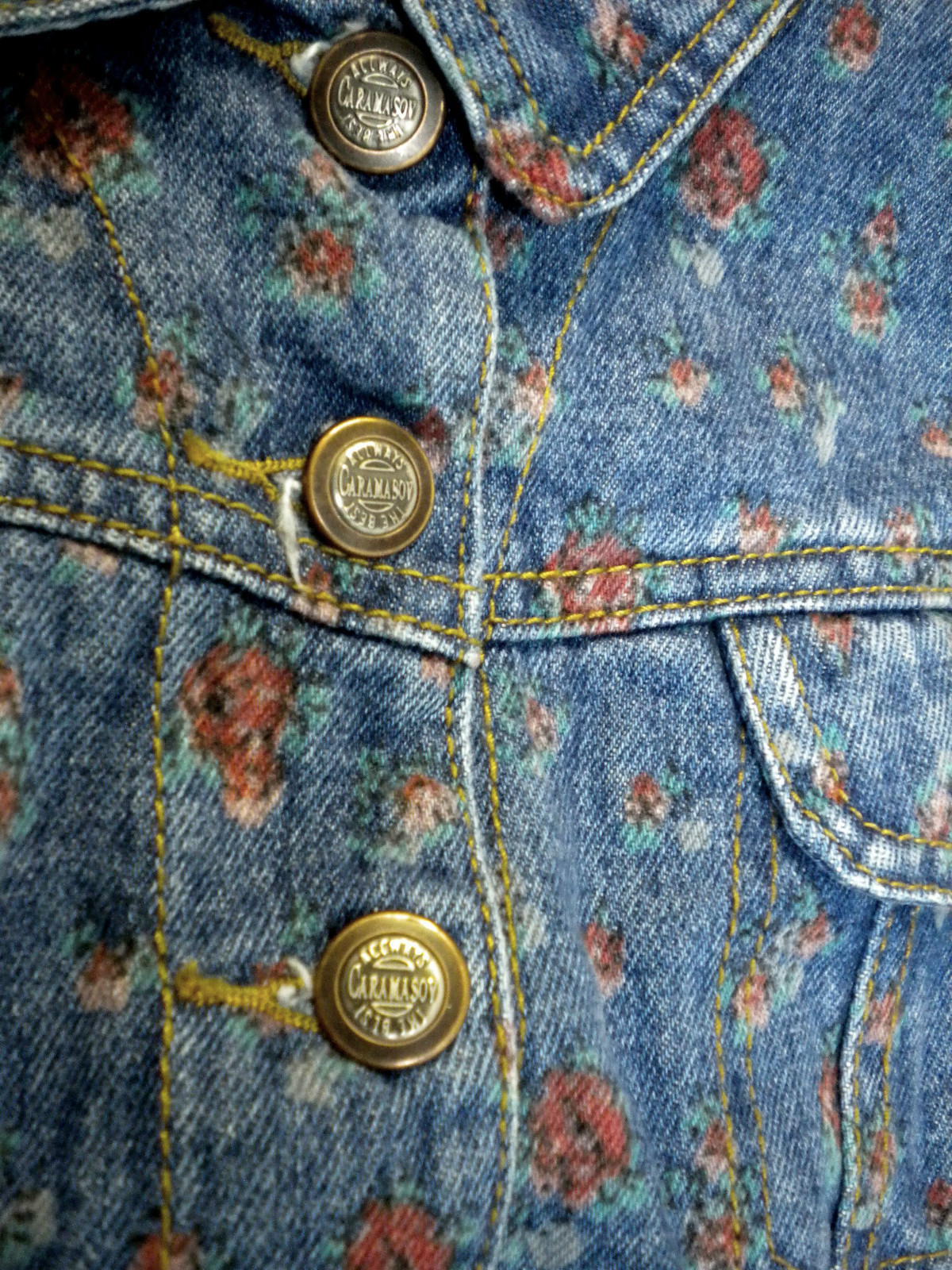 Denim Vest, Sleeveless Waistcoat, Quilted Vest, Other, Measurements, 90s