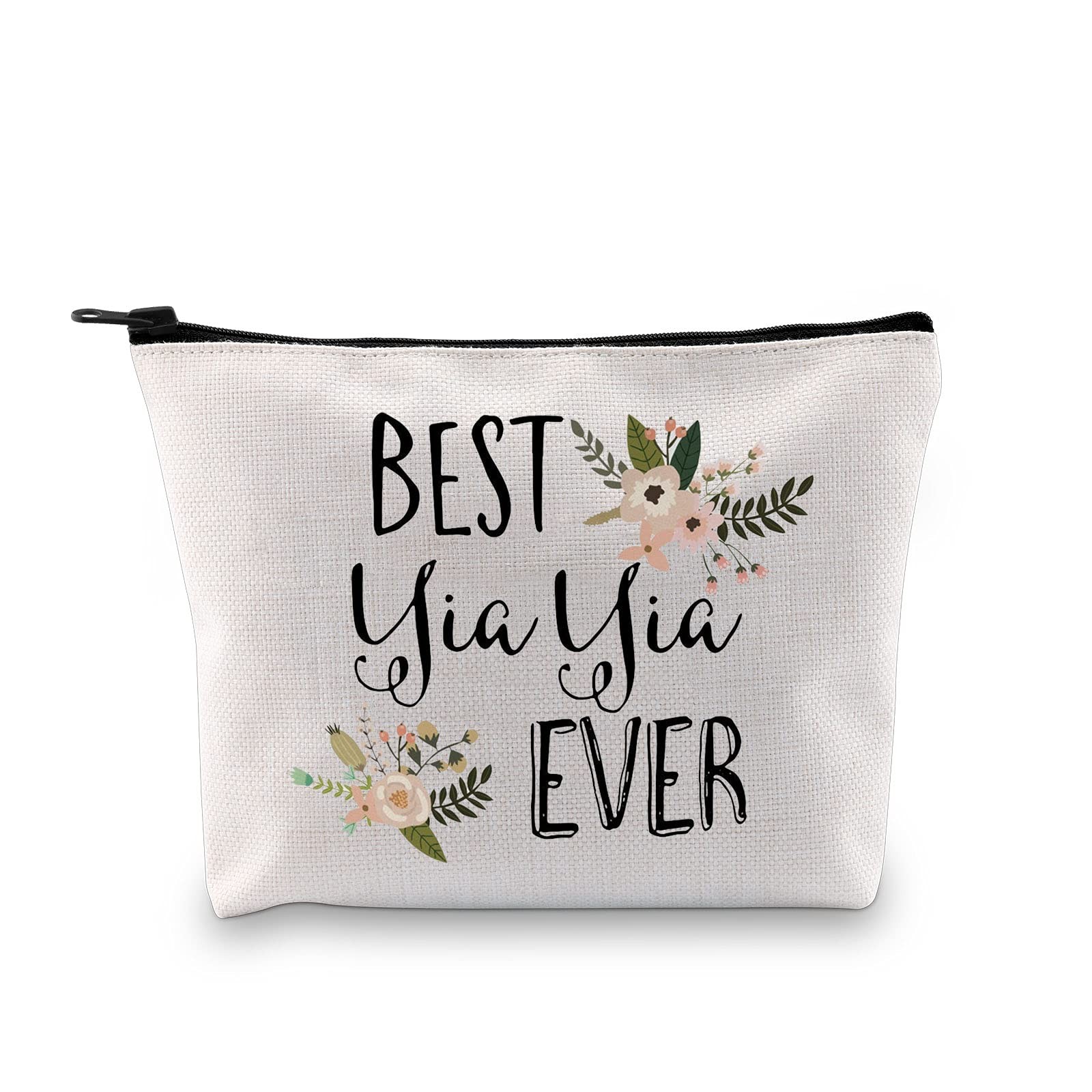 GJTIM Yiayia Gift Best Ever Grandma Toiletry Cosmetic Bag