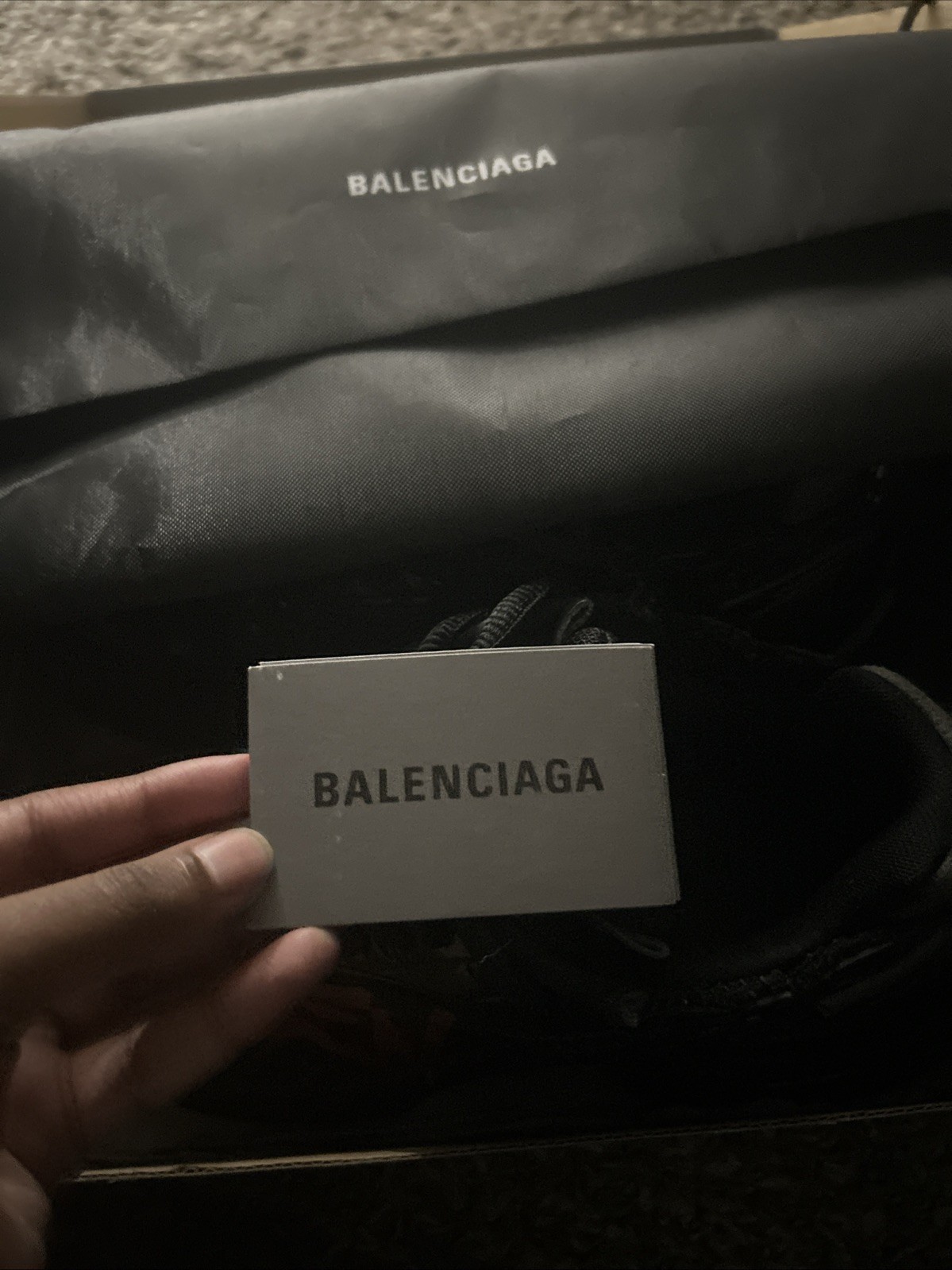 balenciaga runners red and black graffiti