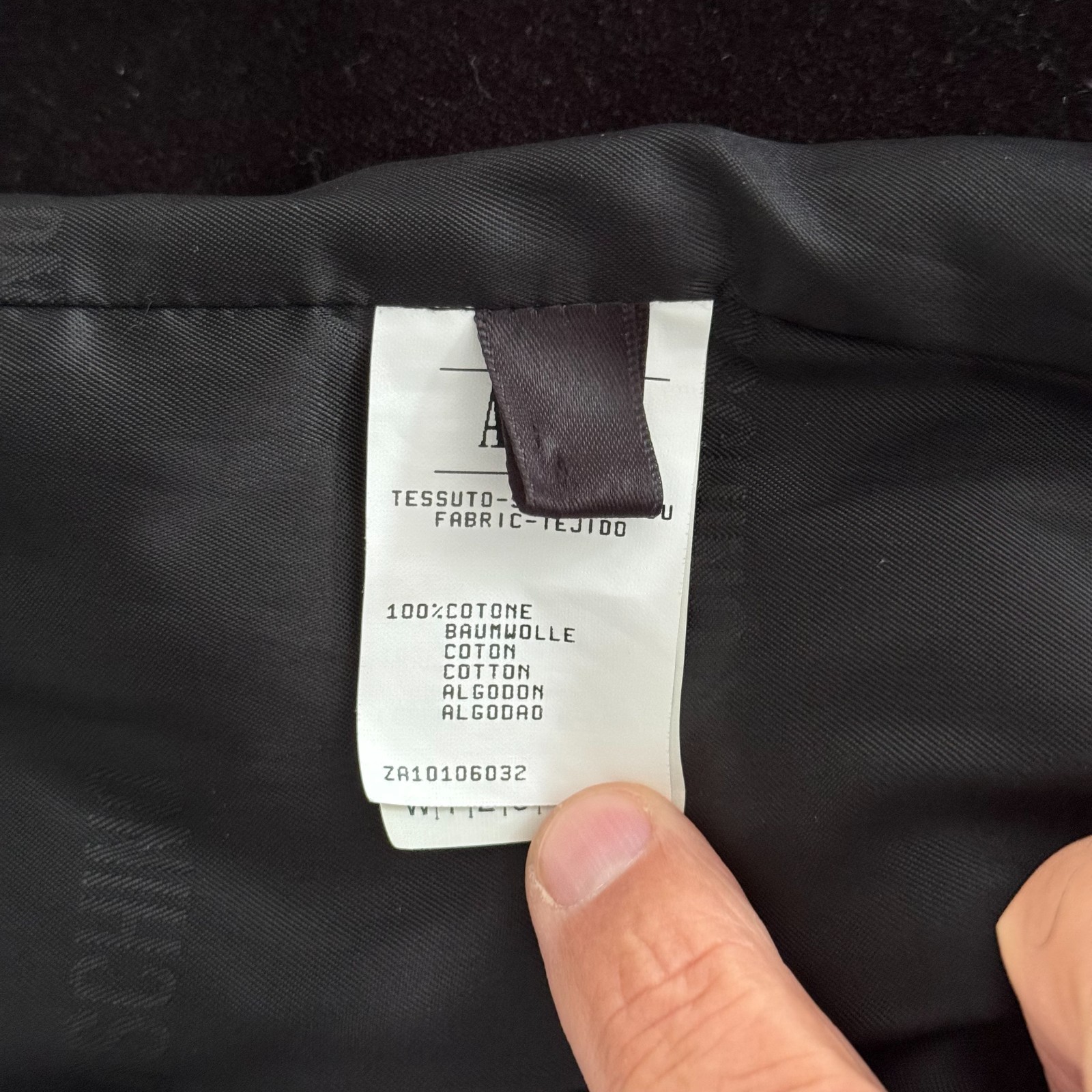 MOSCHINO CHEAP and CHIC velvet double-breasted vest w/ crown buttons size 50