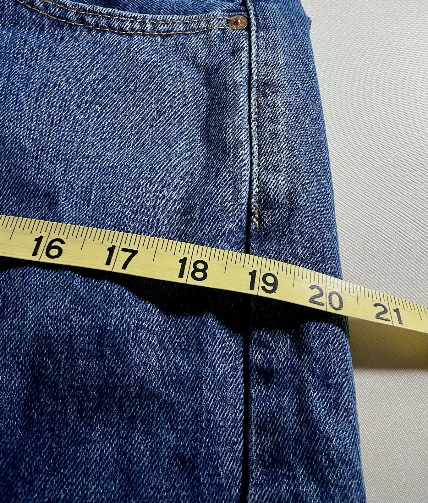 Men’s Levi’s 505 Jeans 36×30 Orange Tag Blue Regular Fit Straight Leg Vintage