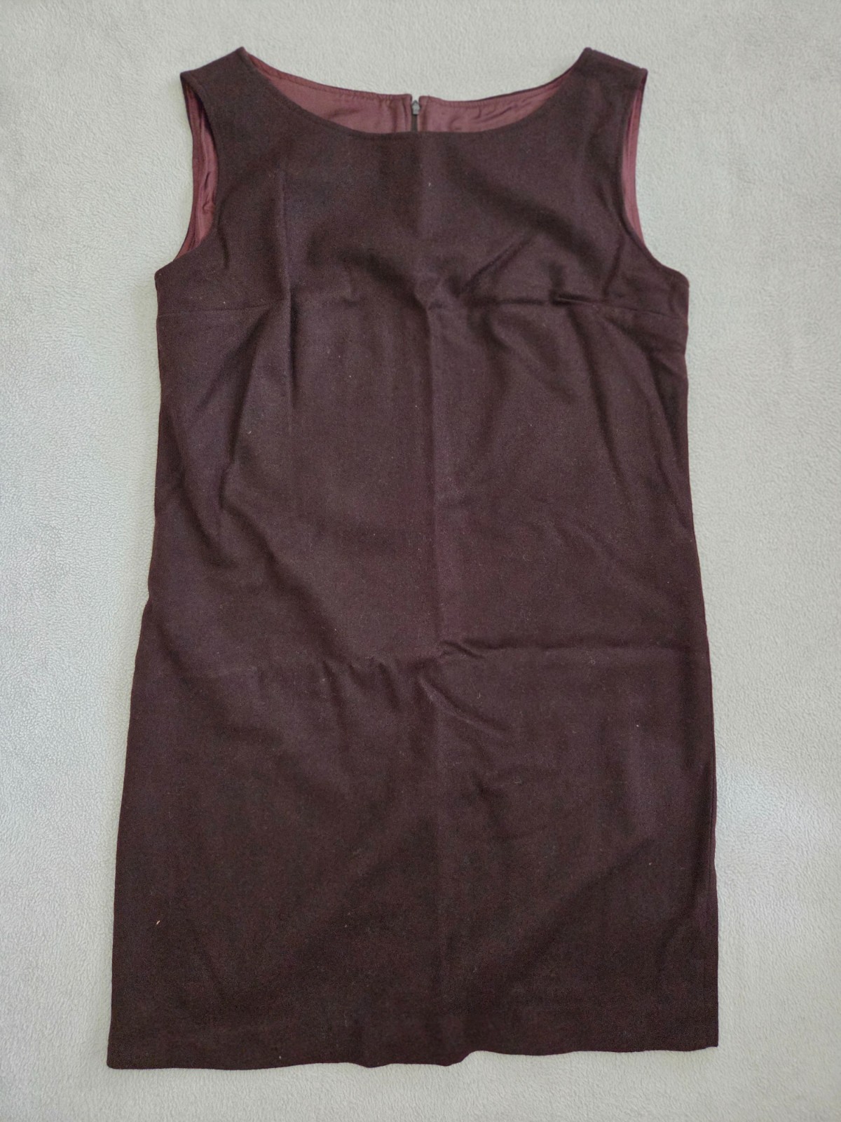 Vintage Glenbrook Vintage 100% Wool Dress Black Made 1960’s Women’s size 11-12