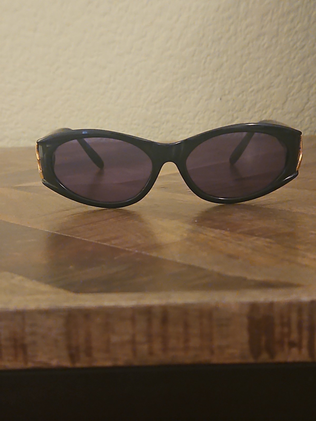 Vintage Courreges Paris Sunglasses Made in France Black
