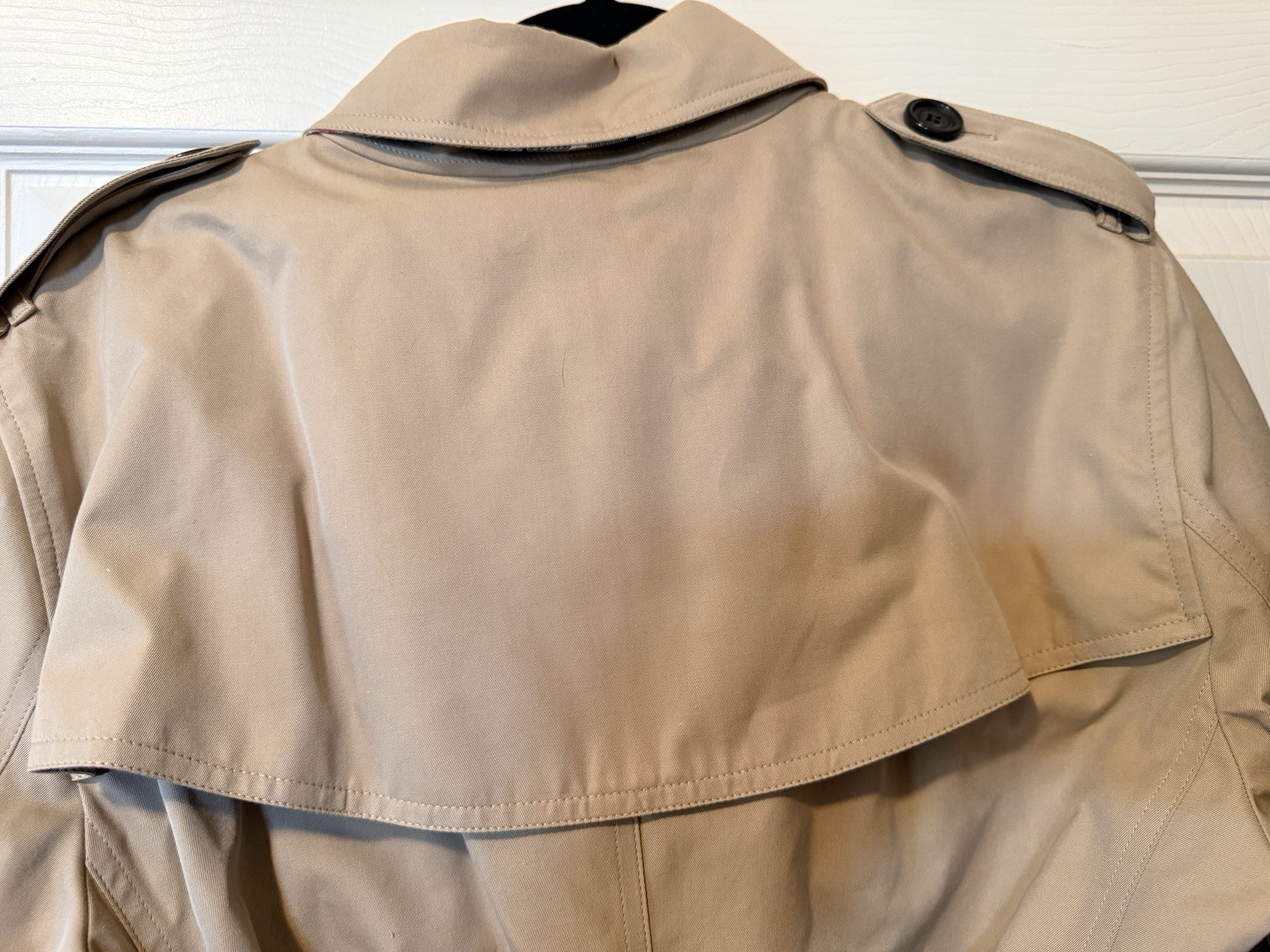 Burberry Kensington Heritage Trench Coat Honey US 16 EU 50 Made in England NWT