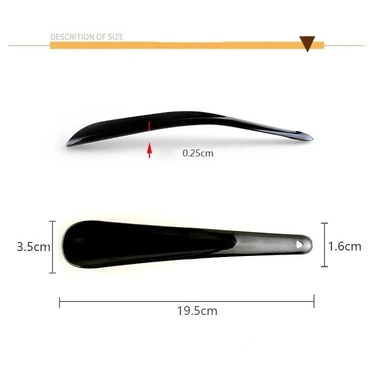 Portable Plastic Shoehorn Travel Shoe Horn Helper for Men Women Kids Seniors