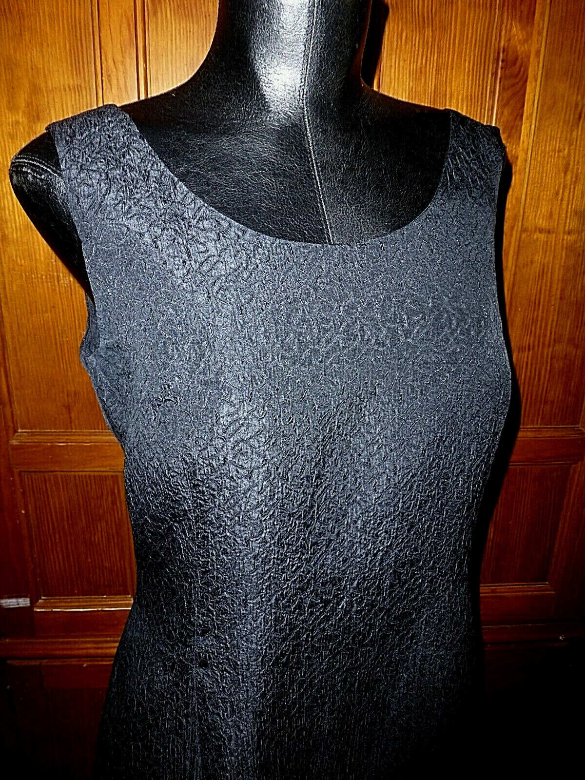 Vintage 80s ~ NIPON BOUTIQUE ~ Silk Black Cocktail Party Sheath Mini DRESS 6
