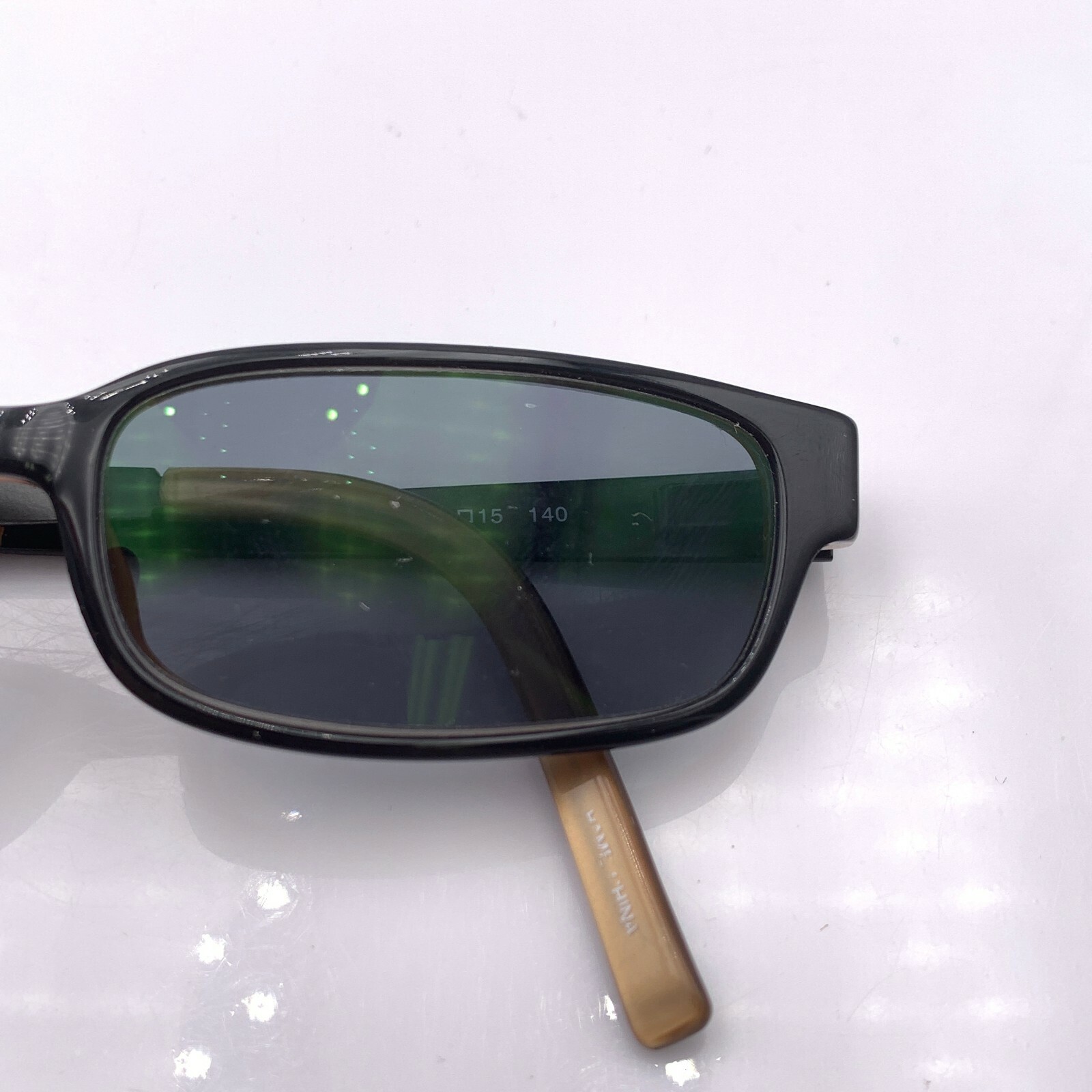 Vintage Cerruti 1881 CE0901 Black Rectangle Sunglasses FRAMES ONLY