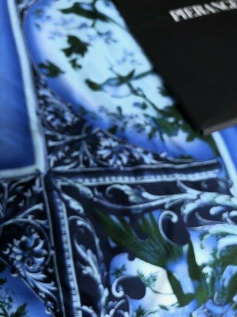 FINE COMO SILK PONCHO BY PIERANGELO MASCIADRI BELLAGIO ITALY- RAINERIS