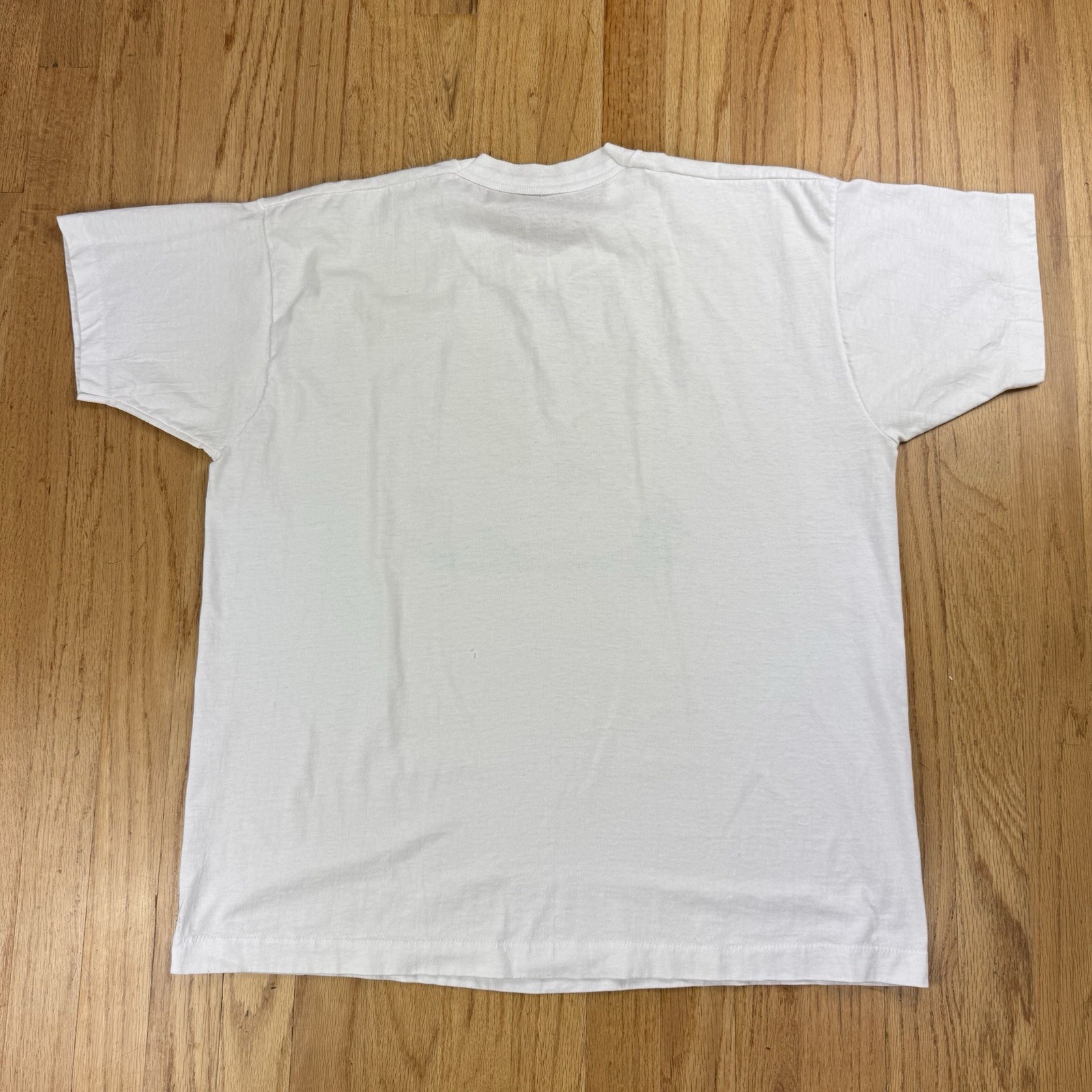 Vtg Ford 32 Air Waves 1983 Hot Rod T Shirt Single Stitch Off White Distressed
