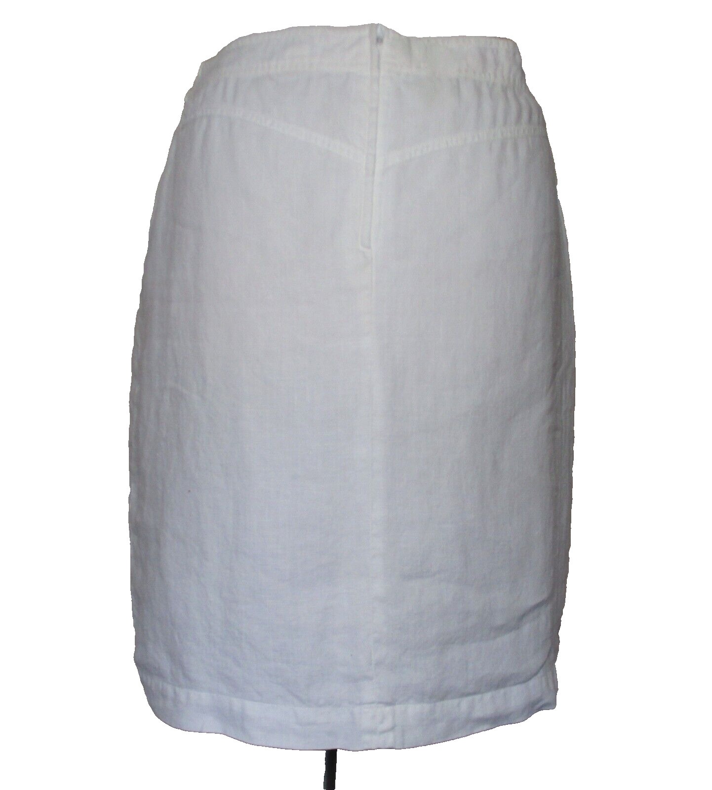 Vintage Moschino CheapAndChic Skirt Medium Women White Rayon Blend
