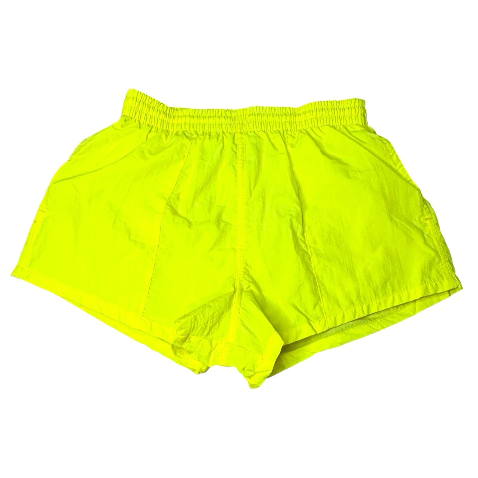 Vintage 80s 90s Swim Trunks Undergear Aquatics Small Neon Blue Yellow Lot/6 NOS