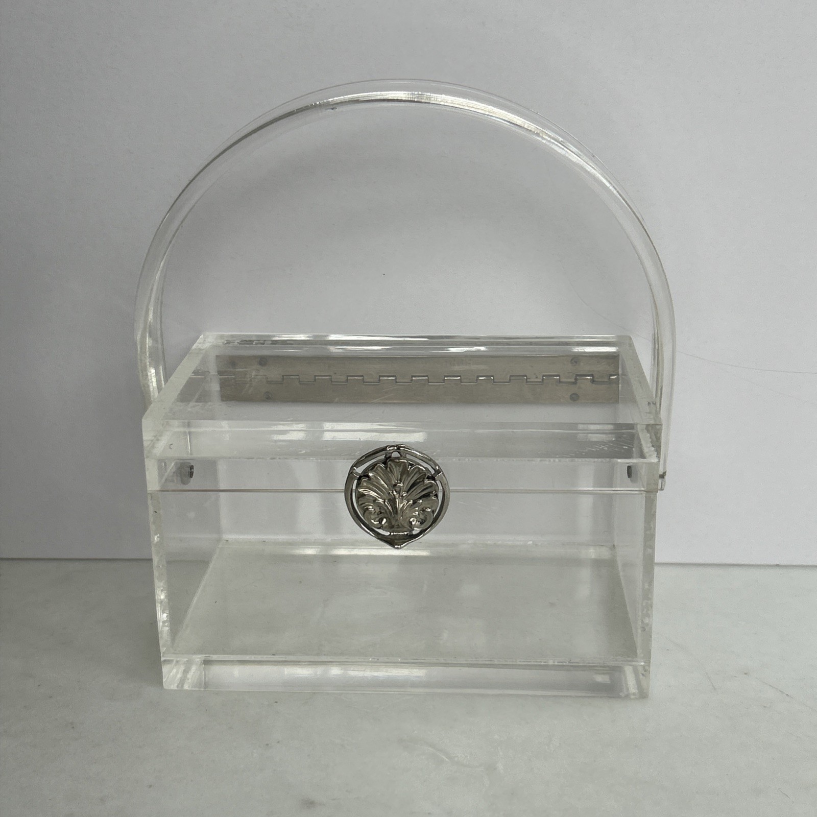 VERY RARE VINTAGE Wilardy Lucite Box Purse