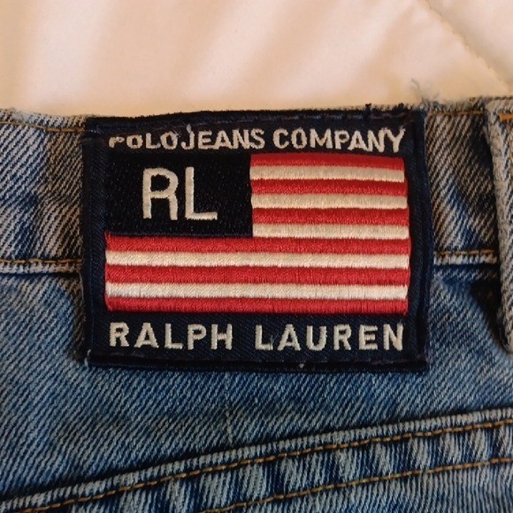 Polo Ralph Lauren Vintage Straight Leg Jeans Medium Wash Blue 12×29 LW937D