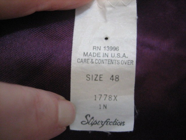 SLIPERFECTION Nylon Full Slip, Lace Trim, Cut To Length – Size 48 – USA