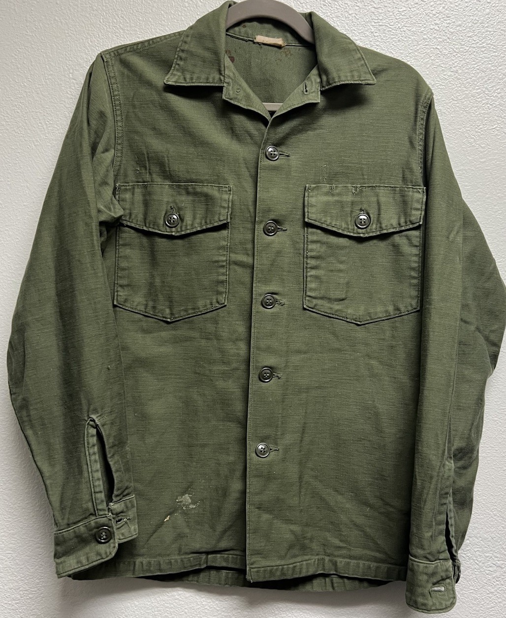 Vintage US Army OG-107 Utility Fatigue Shirt