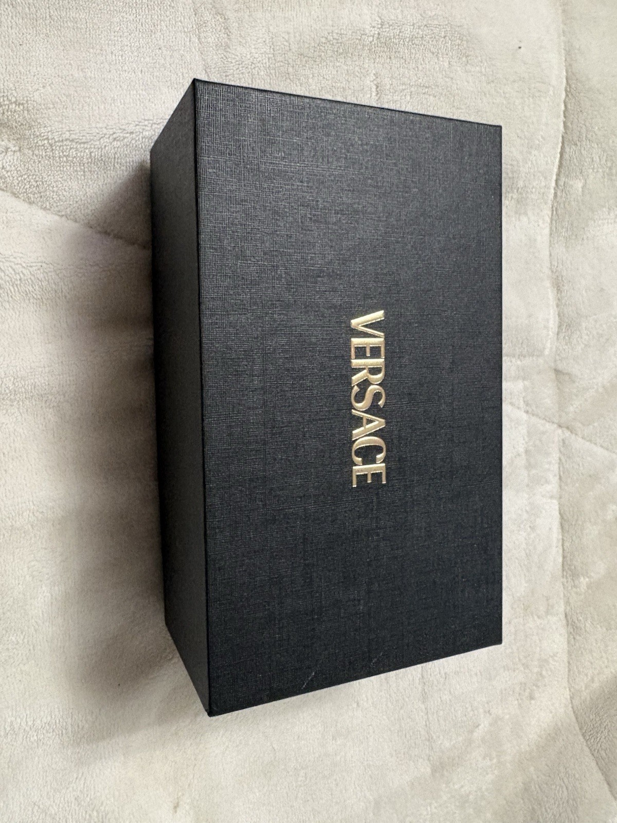 Versace VE2266 100287 Square Metal Sunglasses Gold Frame Gray Lenses 145mm