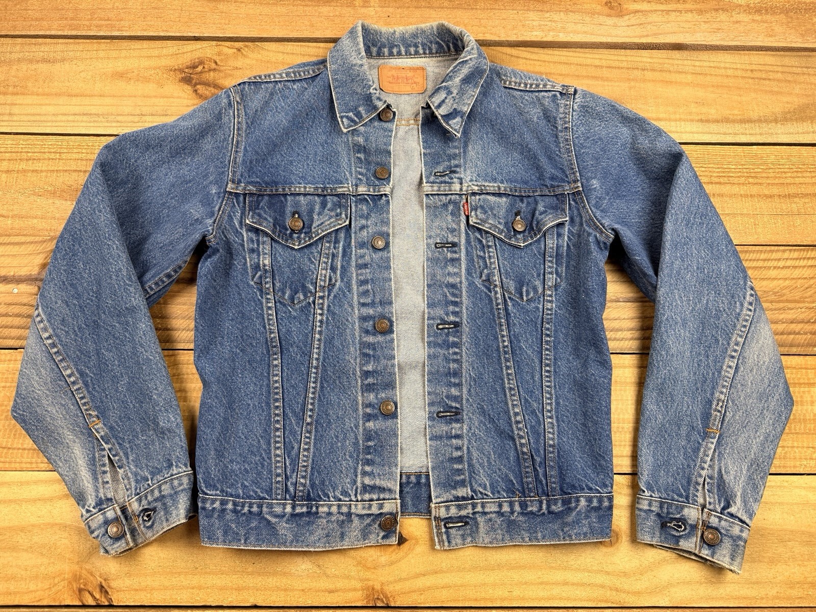 VTG 70’s Levi’s Type 3 III Denim Jacket 71205 0217 Sz 40L Made In USA