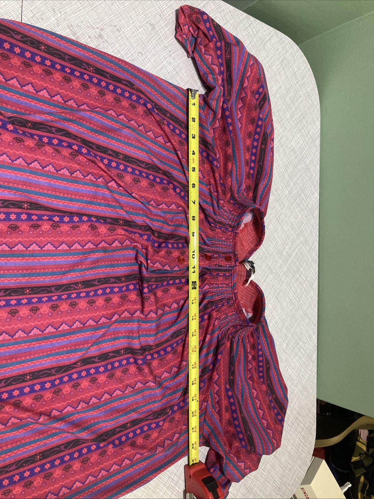 VTG 70s Donna Richard Gilligan O’Malley Maxi Dress Muumuu Caftan Pink Boho L