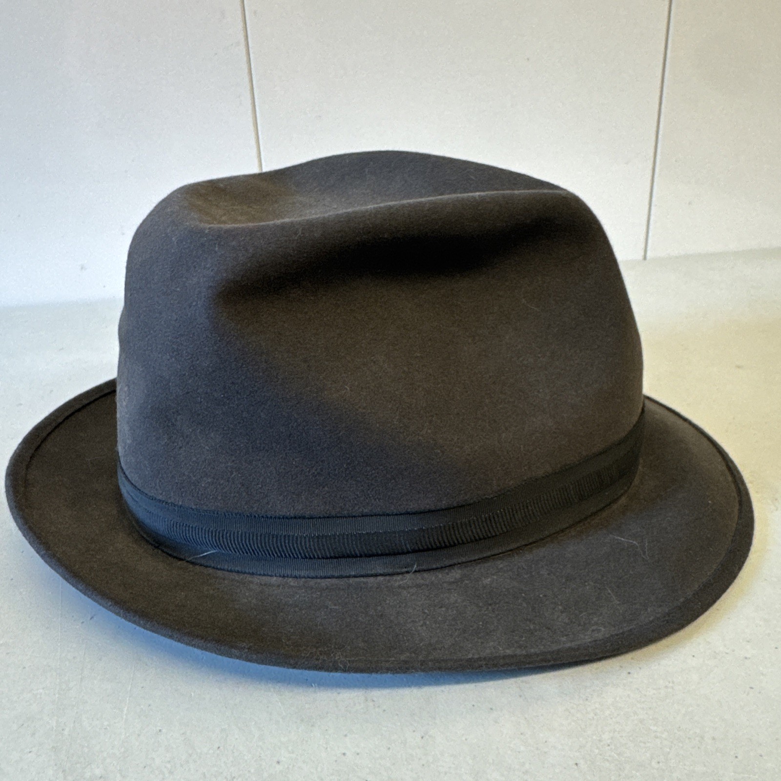 Vintage Royal Stetson Fedora Hat Falcon 7 1/4 Made In USA – RARE Gray