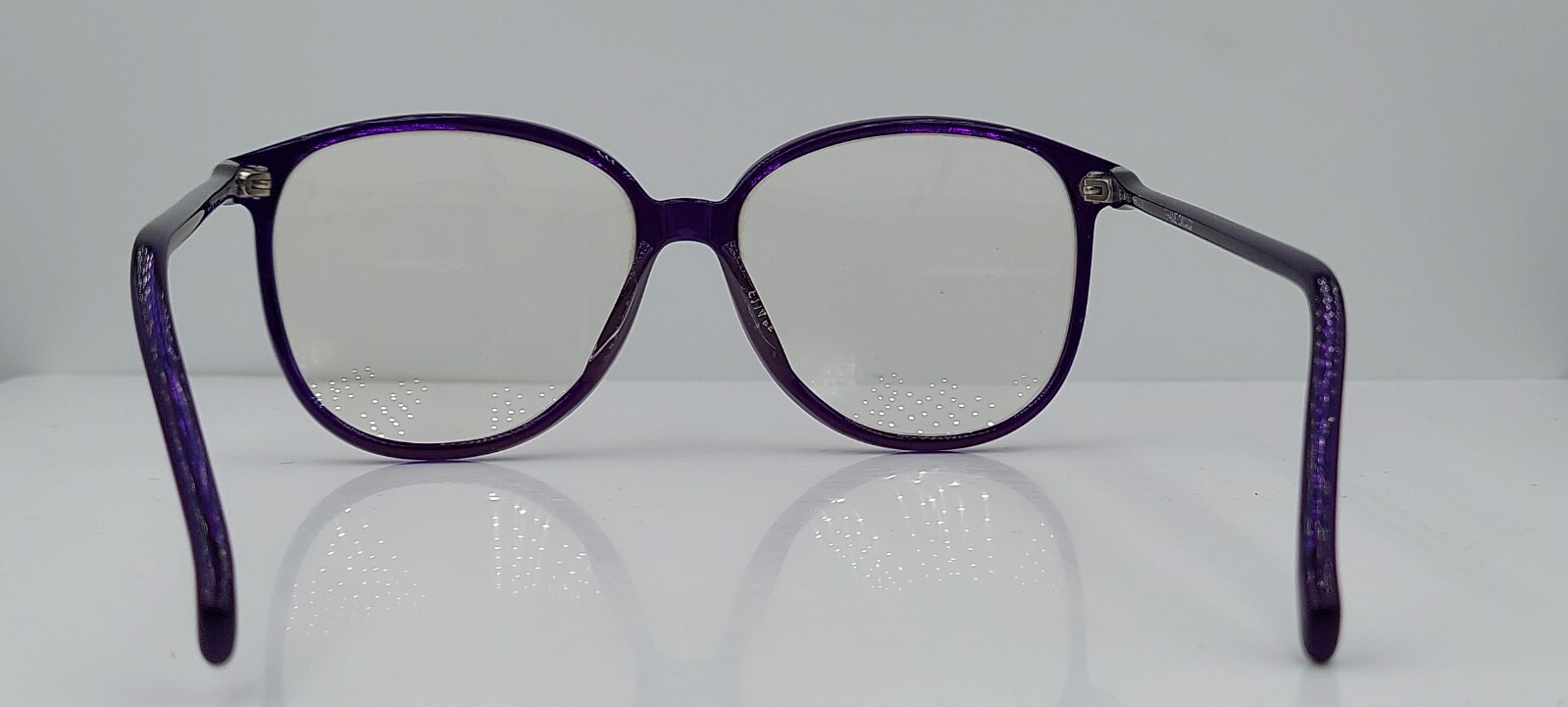 Vintage Evan Picone E114-040 Purple Oval Sunglasses Canada FRAMES ONLY