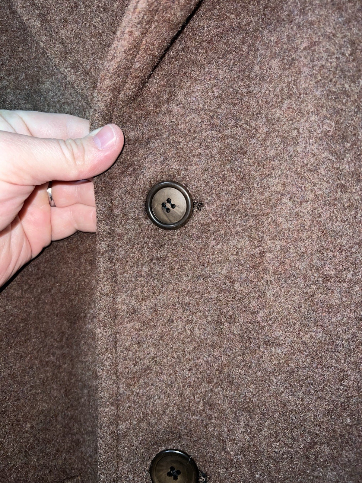 VINTAGE 1940’s HEAVY THICK WOOL SHERMANS CLOTHES OVER COAT JACKET WWII